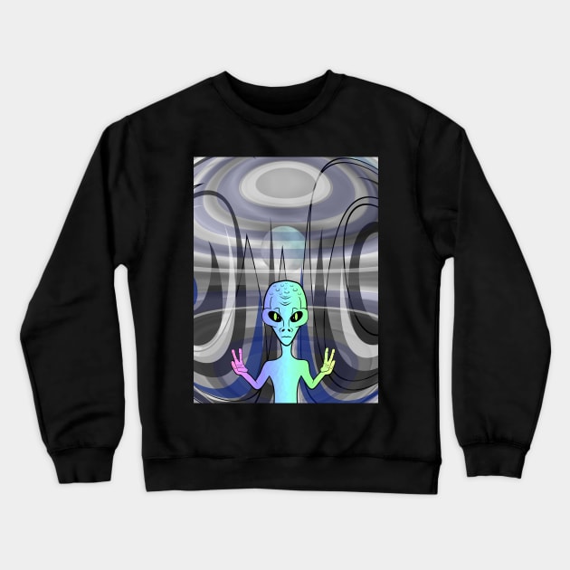 ALIENS Exist Invasion Crewneck Sweatshirt by SartorisArt1